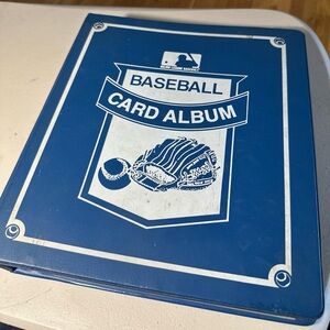 Baseball Card Album with lots of assorted baseball cards and other sports cards!